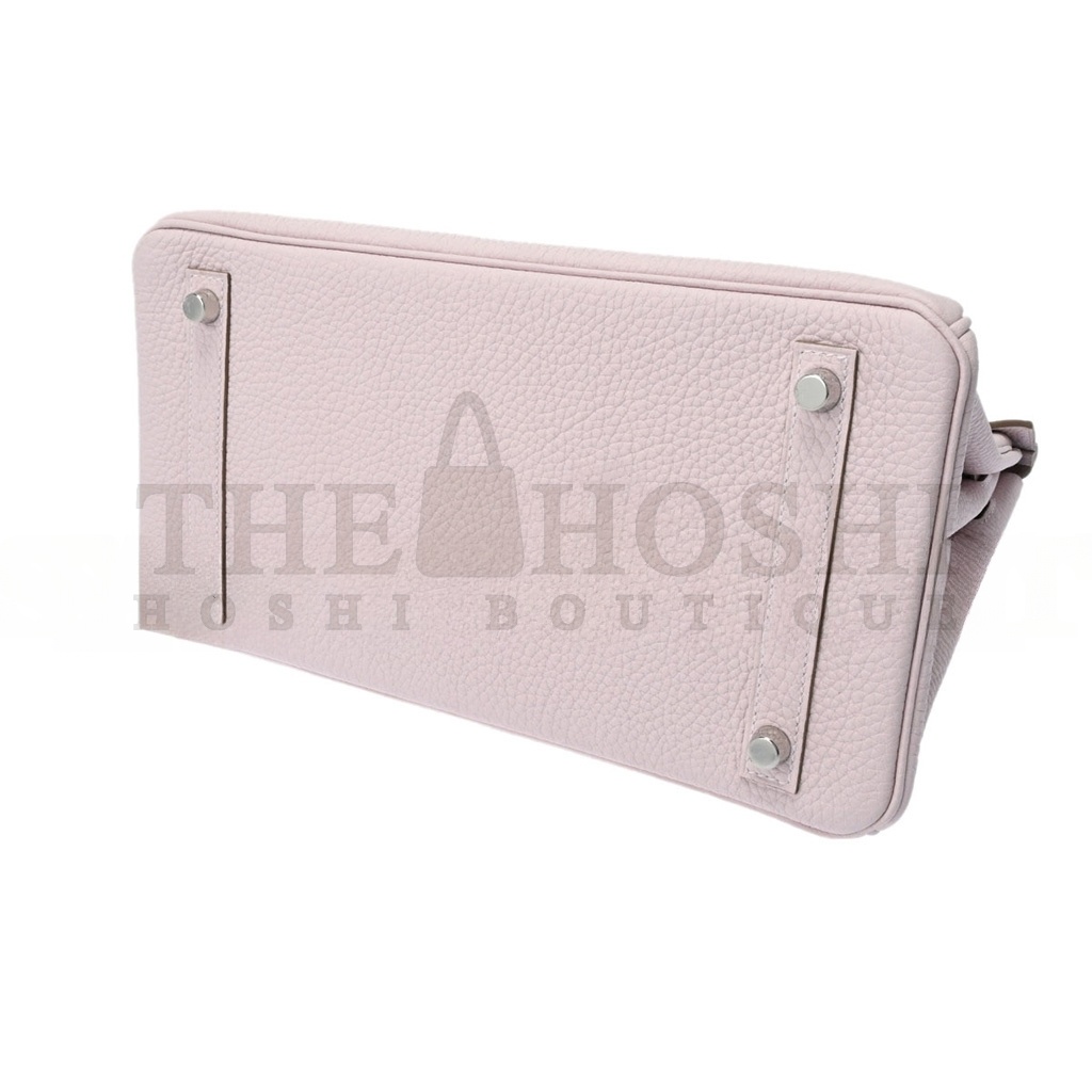 H**me5 BARKIN 30 TOGO LEATHER PINK SILVER BUCKLE BAG 550321 (30*23*15cm) Master Quality
